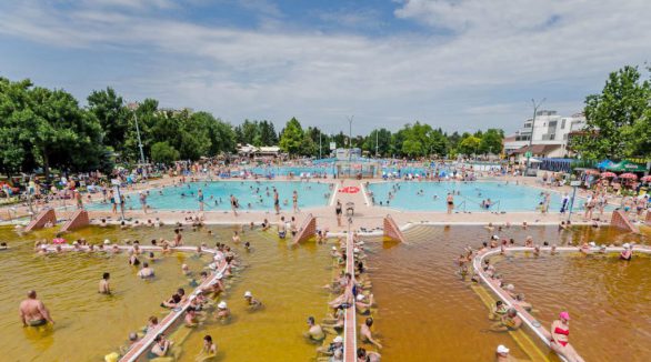 complexul balnear hungarospa, ștrandul în are liber hajduszoboszlo